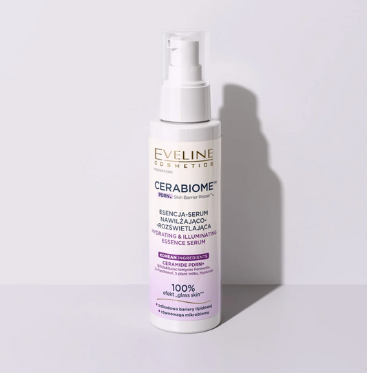 Esență-serum hidratantă și iluminatoare Cerabiome Eveline