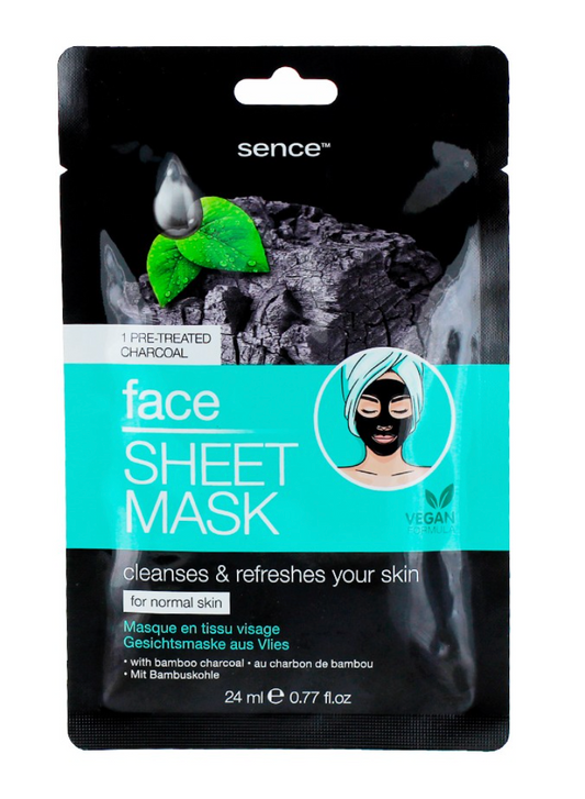 Sence Beauty Masca de fata Charcoal