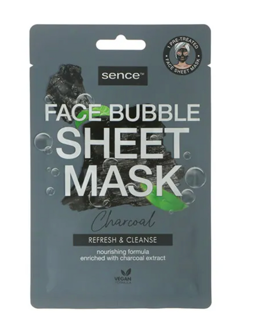 Sence Bubble Sheet mask charcoal