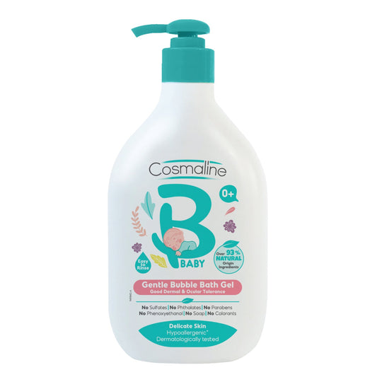 S- COSMALINE Gel de Dus Spumant delicat pentru Baie pentru Bebelusi si Copii - 500 ML