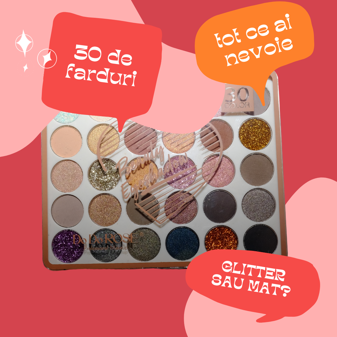 Paleta Dodo Rose 30 de farduri, Beauty Eyeshadow