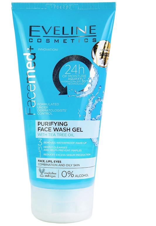 Gel de curățare purifiant, Eveline