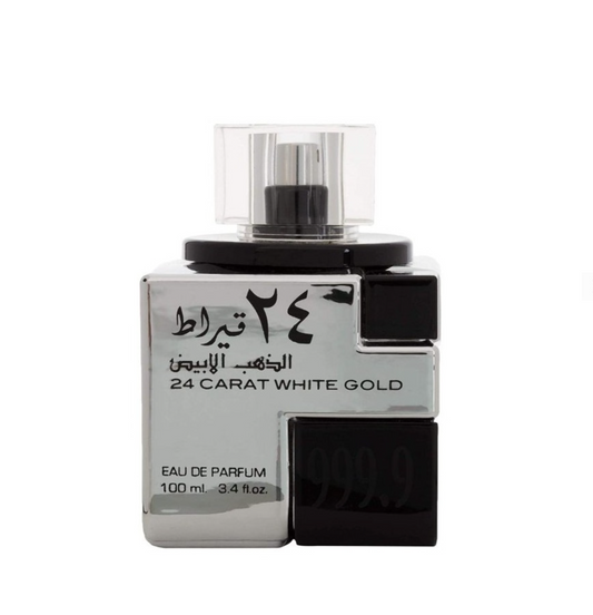 Apa de Parfum Lattafa, 24 Carat White Gold, Unisex, 100 ml