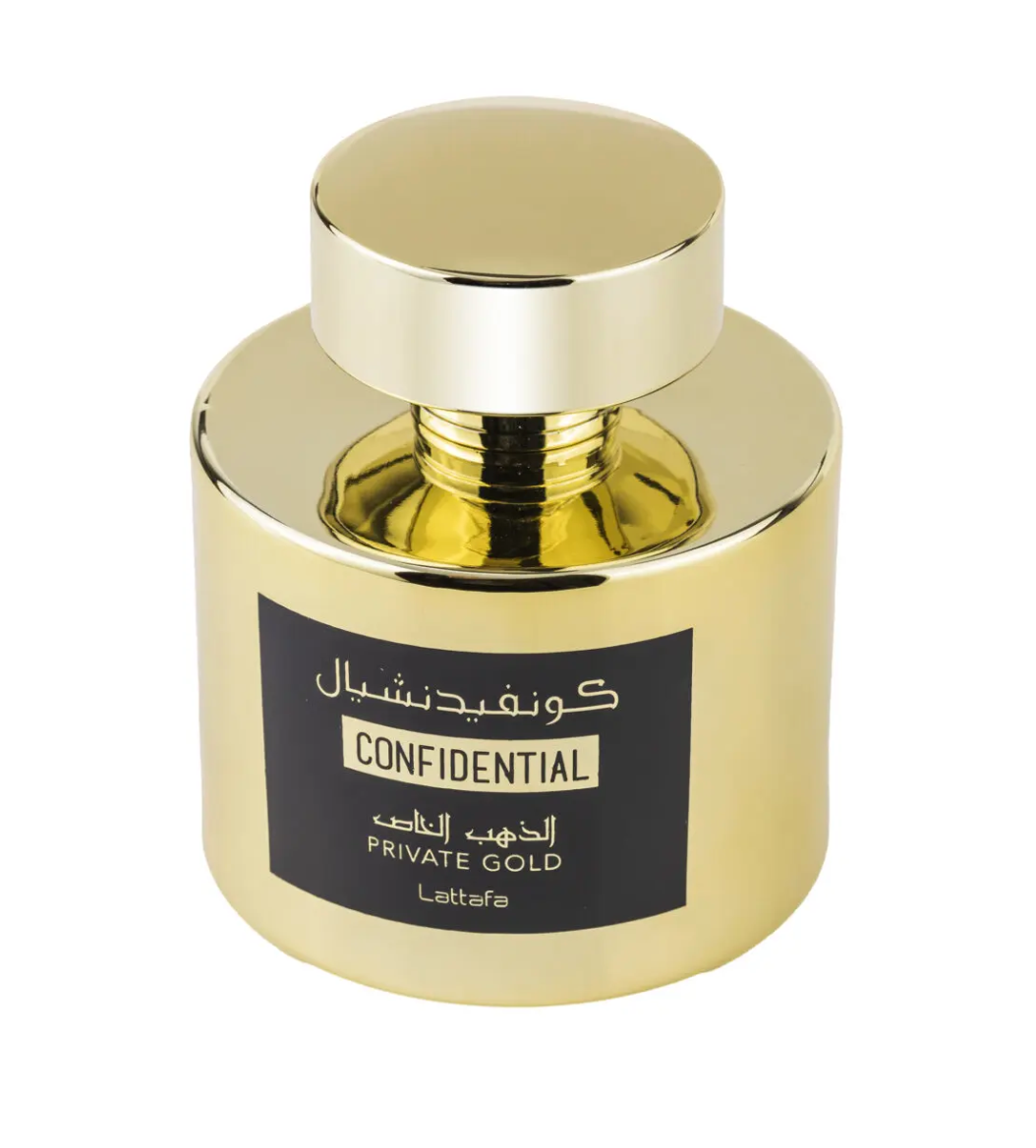 Z- Apa de Parfum Confidential Private Gold, Lattafa, 100 ml