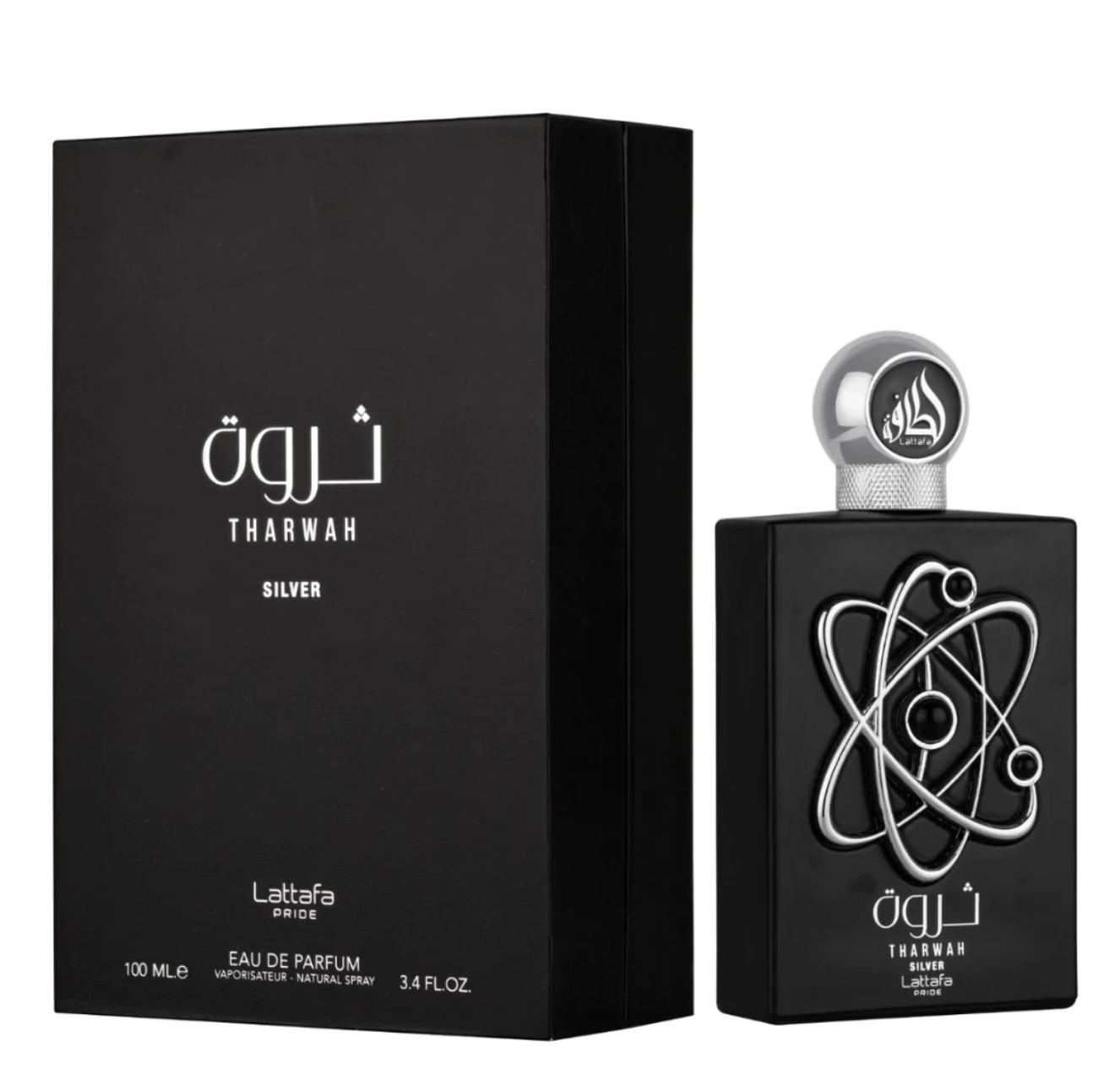 X - Apa de Parfum Tharwah Silver, Lattafa, 100 ML