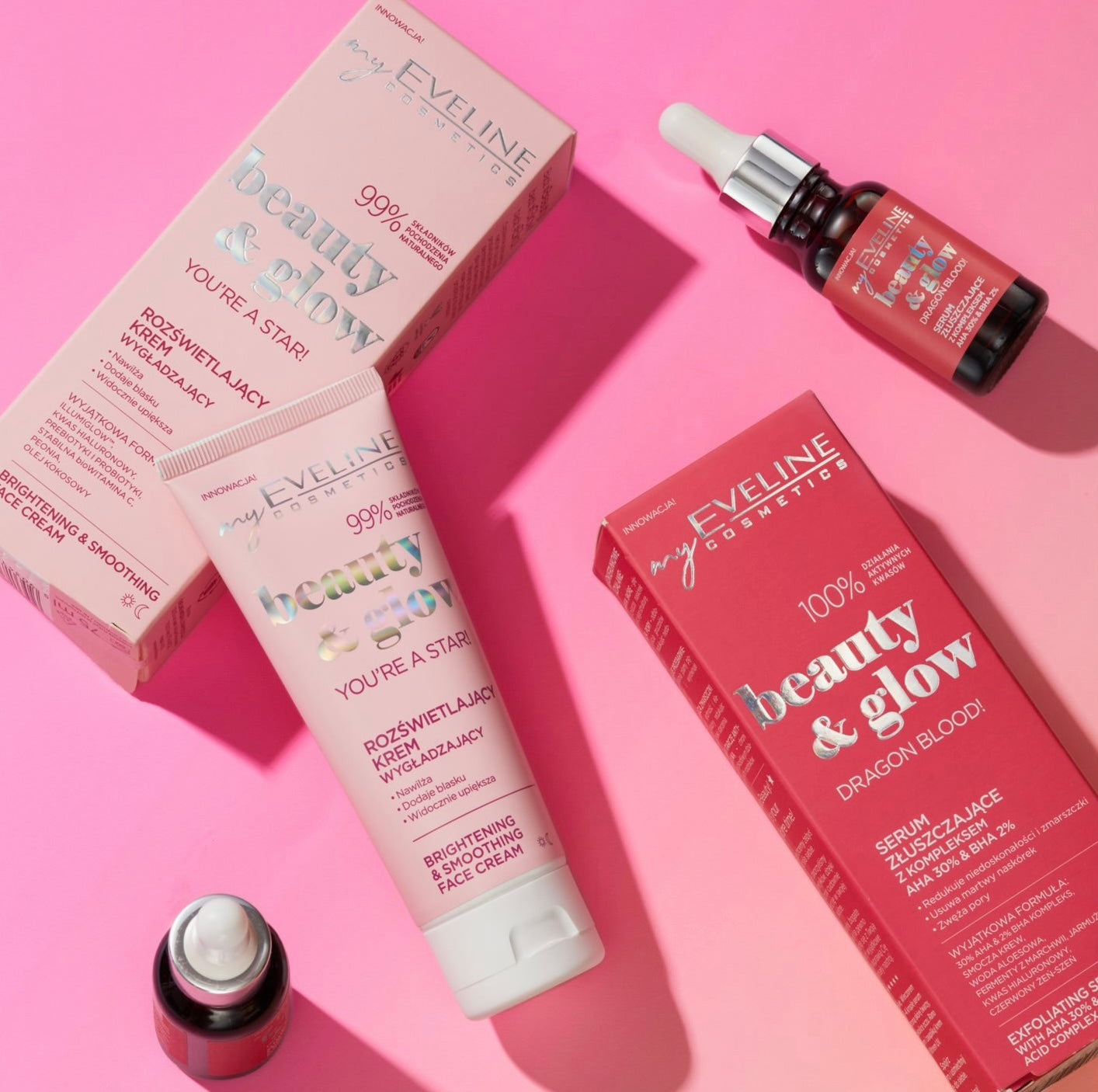 Ser exfoliant glow 30%AHA&2%BHA, Eveline